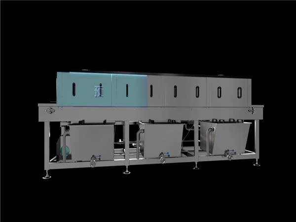 食品筐清洗機(jī)，解決細(xì)菌殘留，降低50%能耗，提升效率80%