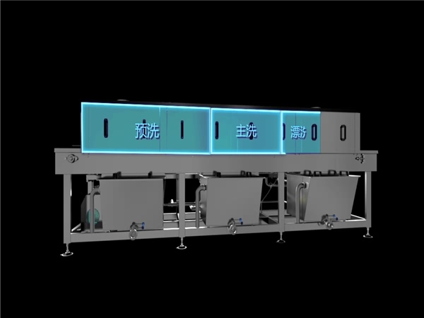 單凍器清洗機，單凍器清洗設(shè)備，衛(wèi)生級食品設(shè)備清洗