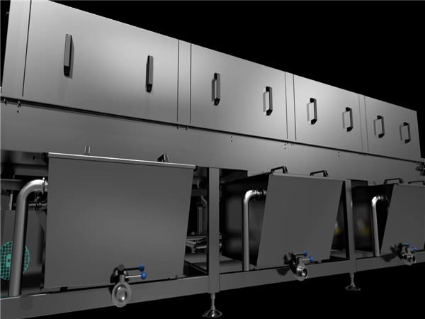 周轉(zhuǎn)箱清洗機(jī)，果蔬氣泡清洗機(jī)，檳榔篩盤清洗機(jī)，洗盤機(jī)，洗筐機(jī)